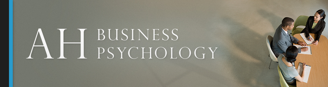 Experienced, hands on and dynamic business psychology advice for individual and organisational growth. AH Psychology is here to help you and your business in realms beyond its current scope