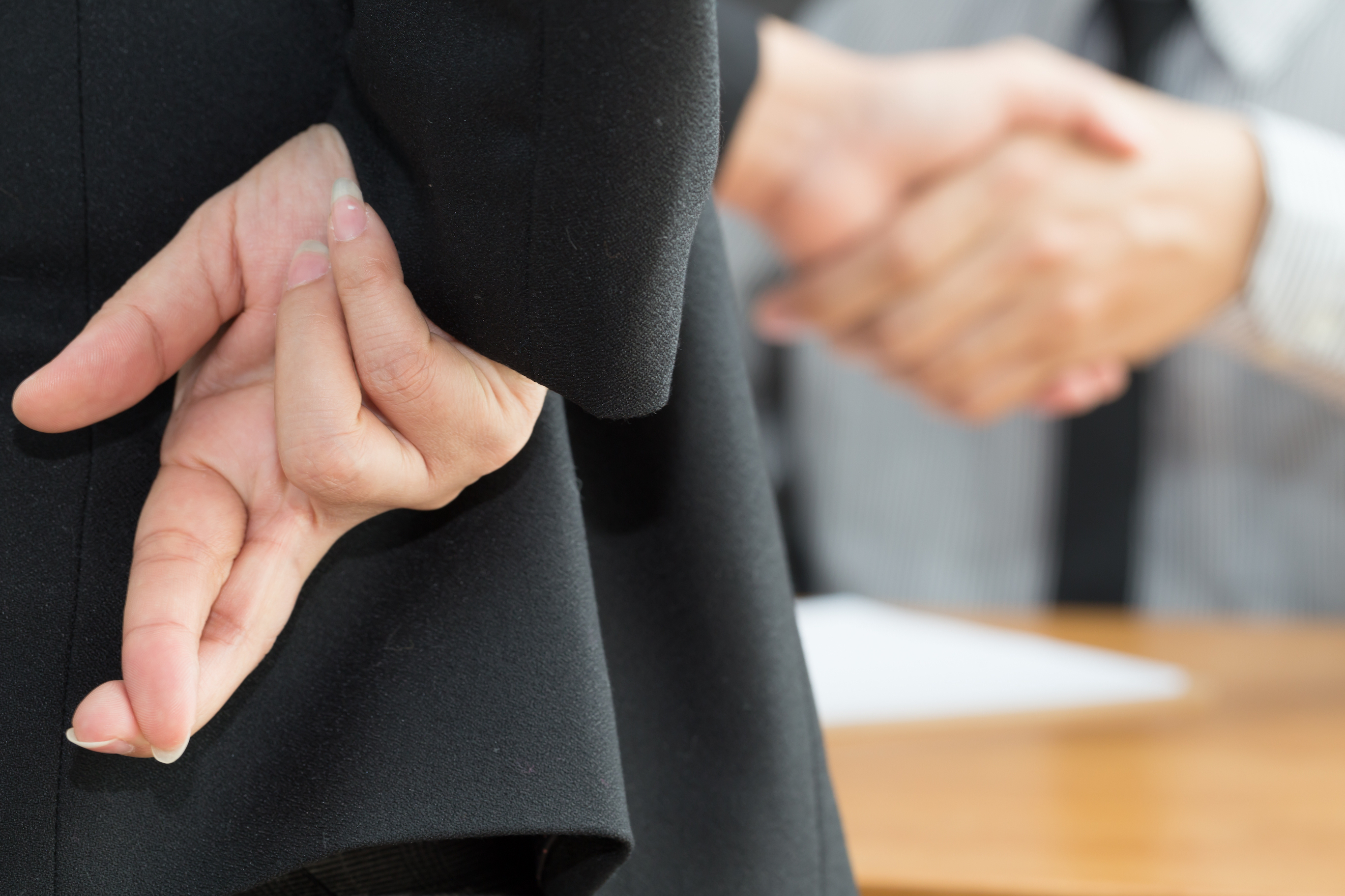 Workplace deception can lead to stress