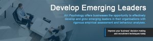 AH Psychology offers businesses the opportunity to effectively develop and grow emerging leaders in their organisations with rigorous empirical assessment and behaviour analyses. Increase your business’ decision making and recruitment techniques today